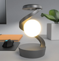 3D Rotating Moon Desk Lamp with Built-In Qi Wireless Fast Charger