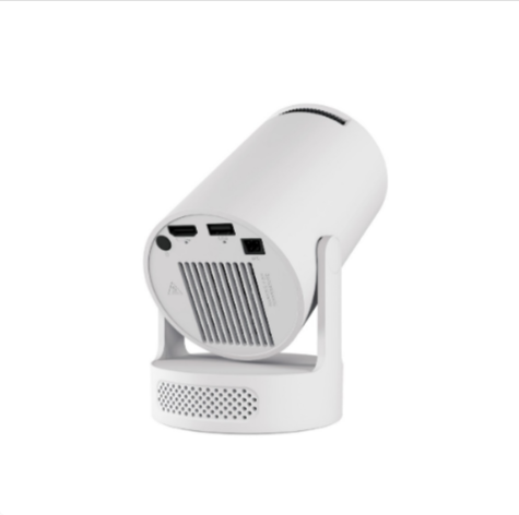 HY300 Smart Portable Projector – 180° Rotatable Home Theater with Built-in Speaker