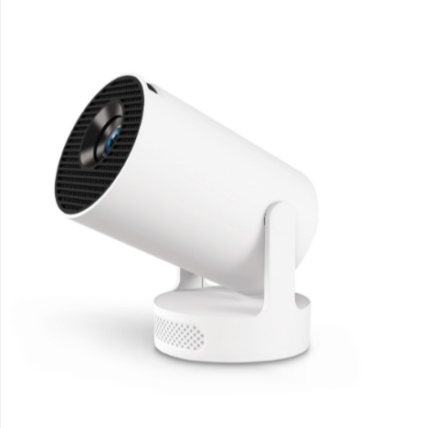 HY300 Smart Portable Projector – 180° Rotatable Home Theater with Built-in Speaker